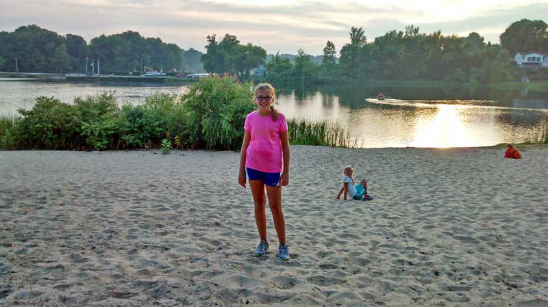 the beach at john gurney park